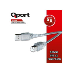 QPORT  Q-PR5 USB 2.0 KABLO 5M [Adet]