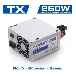 TX POWERMAX (TXPSU250S1) 250W 2xSATA 2xIDE BILGISAYAR GUC KAYNAGI [Adet]