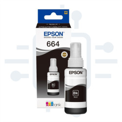 EPSON T664 L120 SİYAH MÜREKKEP 70ML [Adet]
