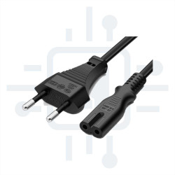 YKA Teyp Kablosu 2 Çıkışlı, 1.2m, Bakır Power Kablosu [Adet]