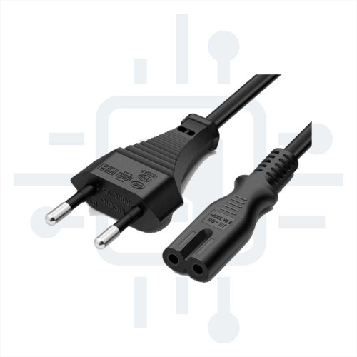 YKA Teyp Kablosu 2 Çıkışlı, 1.2m, Bakır Power Kablosu [Adet]