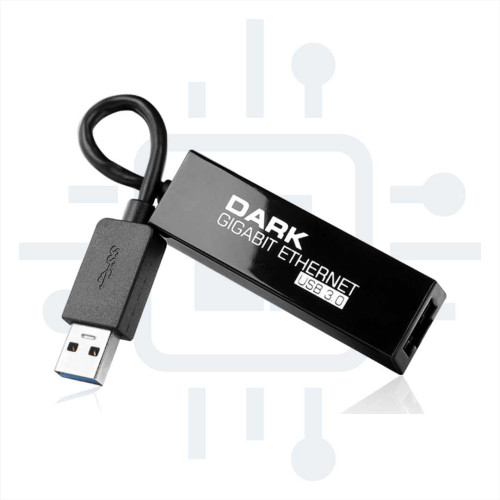 DARK (DK-NT-U3GLAN2) USB3.0 TO 10/100/1000 ETHERNET AG ADAPTORU [Adet]