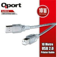 QPORT (Q-PR10) USB2.0 10M YAZICIKABLOSU [Adet]