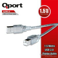 QPORT Q-PR1.5 USB2.0 1.5M YAZICIKABLOSU [Adet]