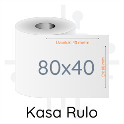 80X40 TERMAL YAZARKASA RULO [Paket]