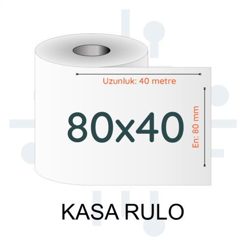 80X40 TERMAL YAZARKASA RULO [Koli_180]
